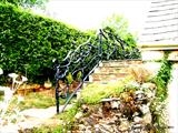 Organic Hedgerow Railings by Spencer Field Larcombe, Metal